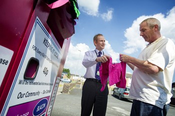 (l-r) Chris Leicester from Avenue Services and Brian McManus, founder of 4TP